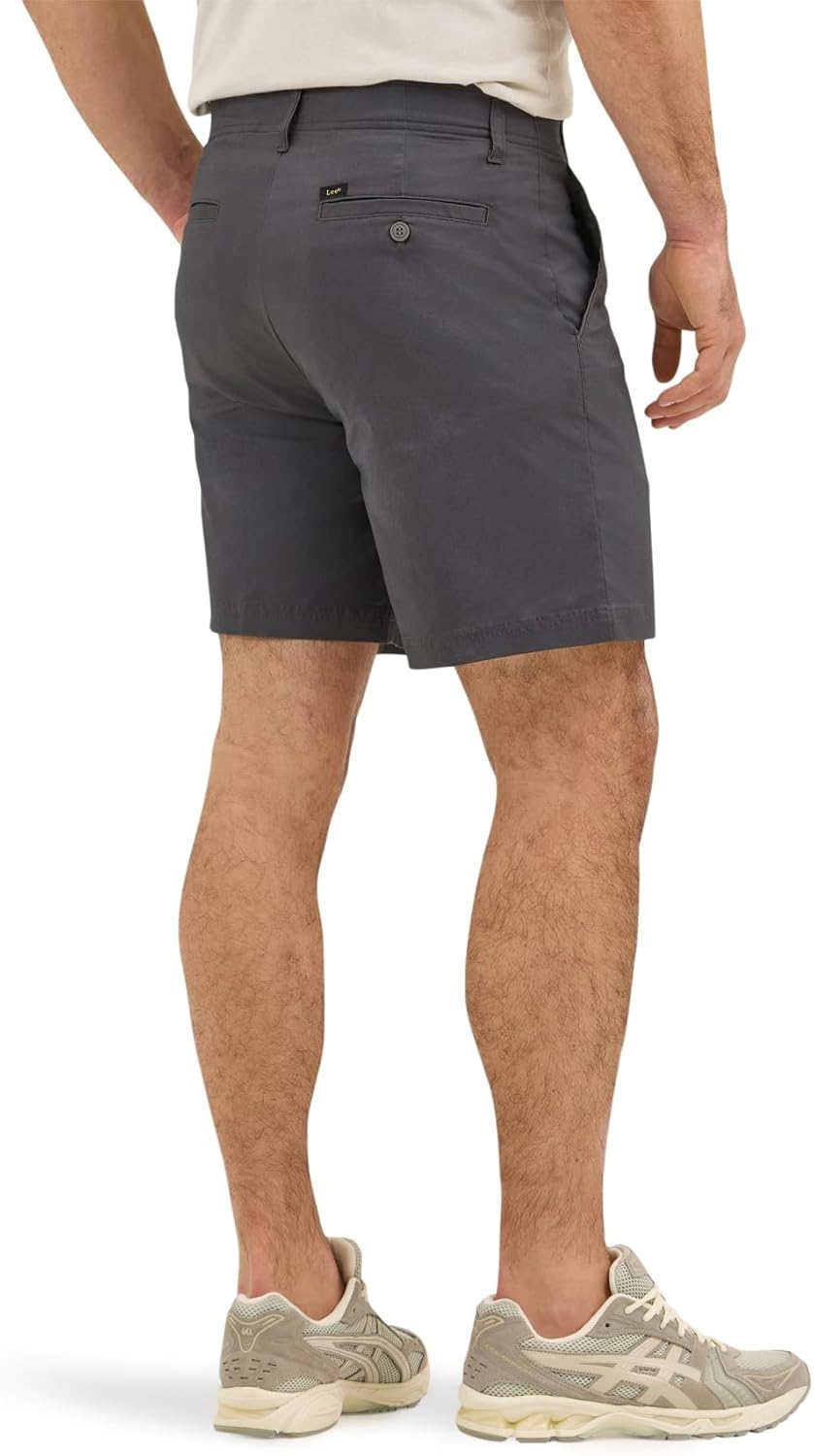 Lee Men's Extreme Motion 7" Flat Front Short