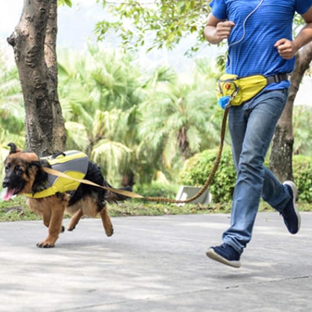 Foto 5 de 5 de PJDDP Dog Walk Waist Riñonera Bolsa De Tratamiento con Soporte para Botella De Agua