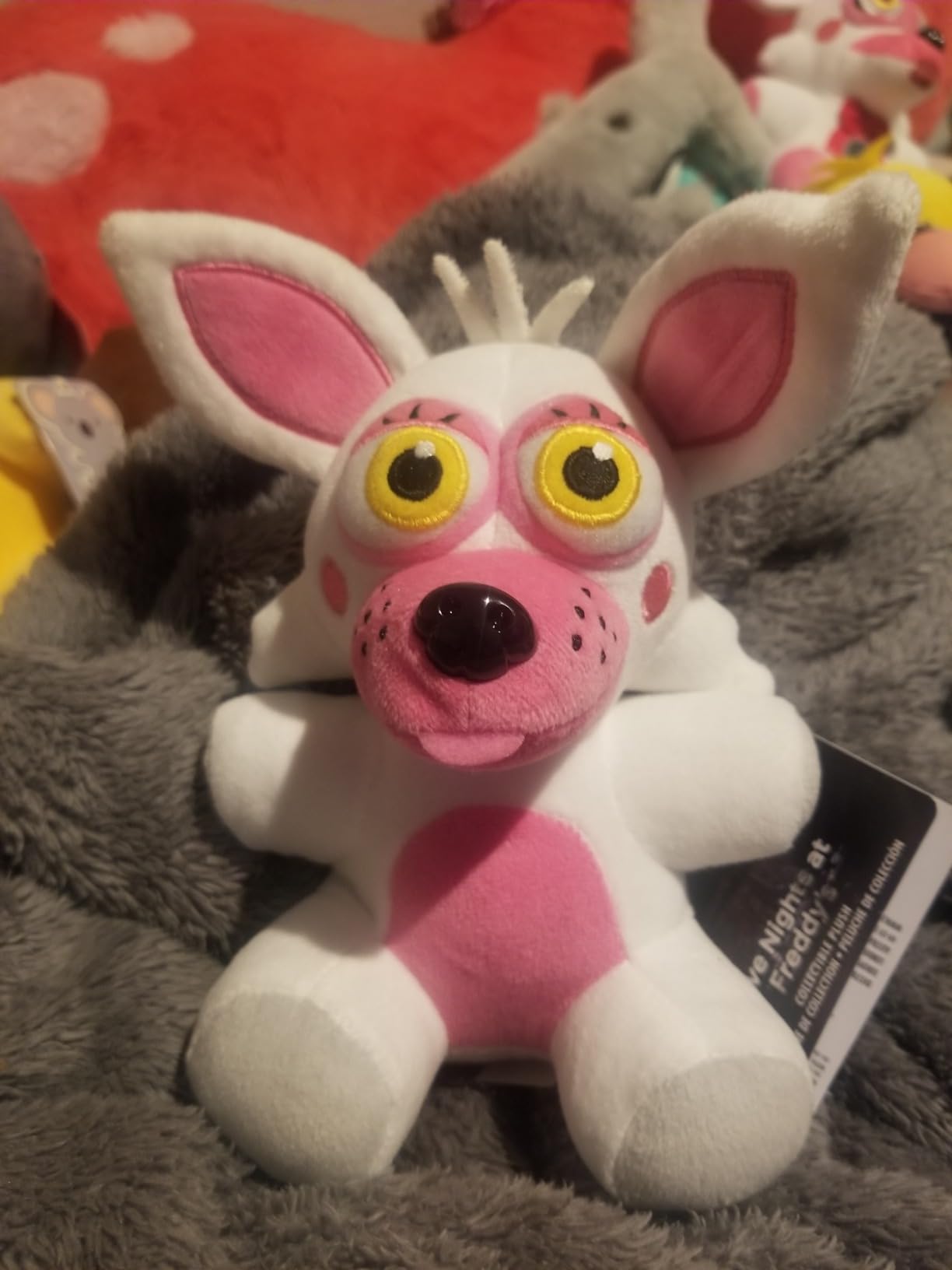 An Amazon customer review picture of the Funko Funtime Foxy plush.