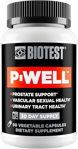 Biotest P-Well - Soporte de próstata y tracto urinario con granada, arándano y licopeno - 90 cápsulas