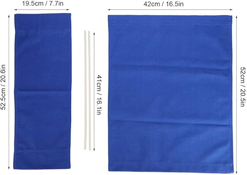 Miniatura 2 de Haofy Lona de repuesto para silla de director, 1 juego de lona de repuesto para asiento y respaldo, protector de taburete de lona para silla de