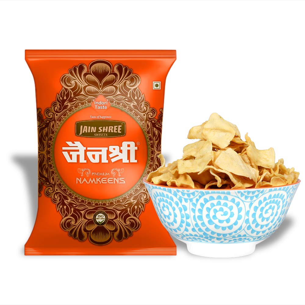 JAINSHREE Sweets FIKI PAPDI | Gathiya Papdi | Non Spicy | Salty Papdi | Pure Indore | 400gm