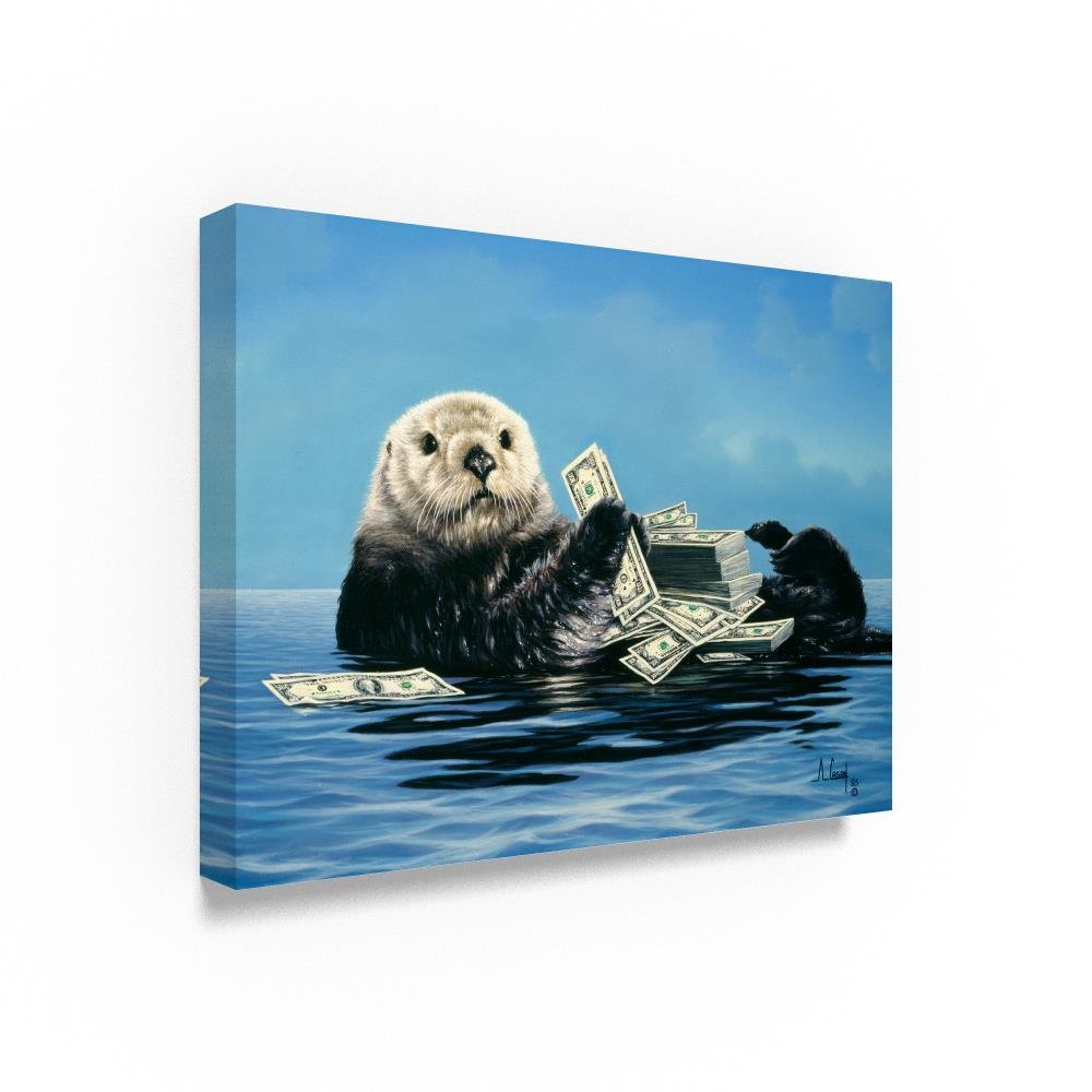 アンソニーキャセイ(オッタースペース)Anthony CASAY Trademark Fine Art Rich Otter 1 by Anthony Casay, 18x24
