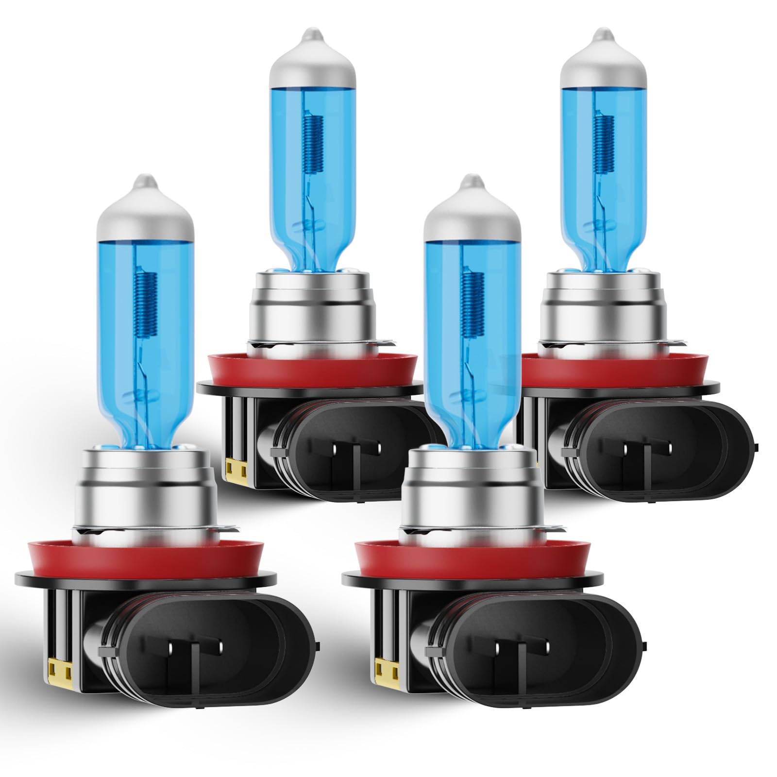 TXBILMOO Halogen Headlight Bulbs Fit For Chevy Impala (4-Pack)