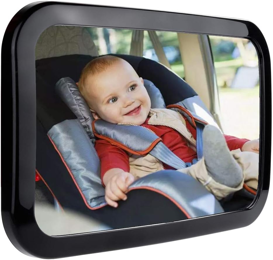 Zacro Baby Car Mirror Large Fully Adjustable Shatter Proof Baby View