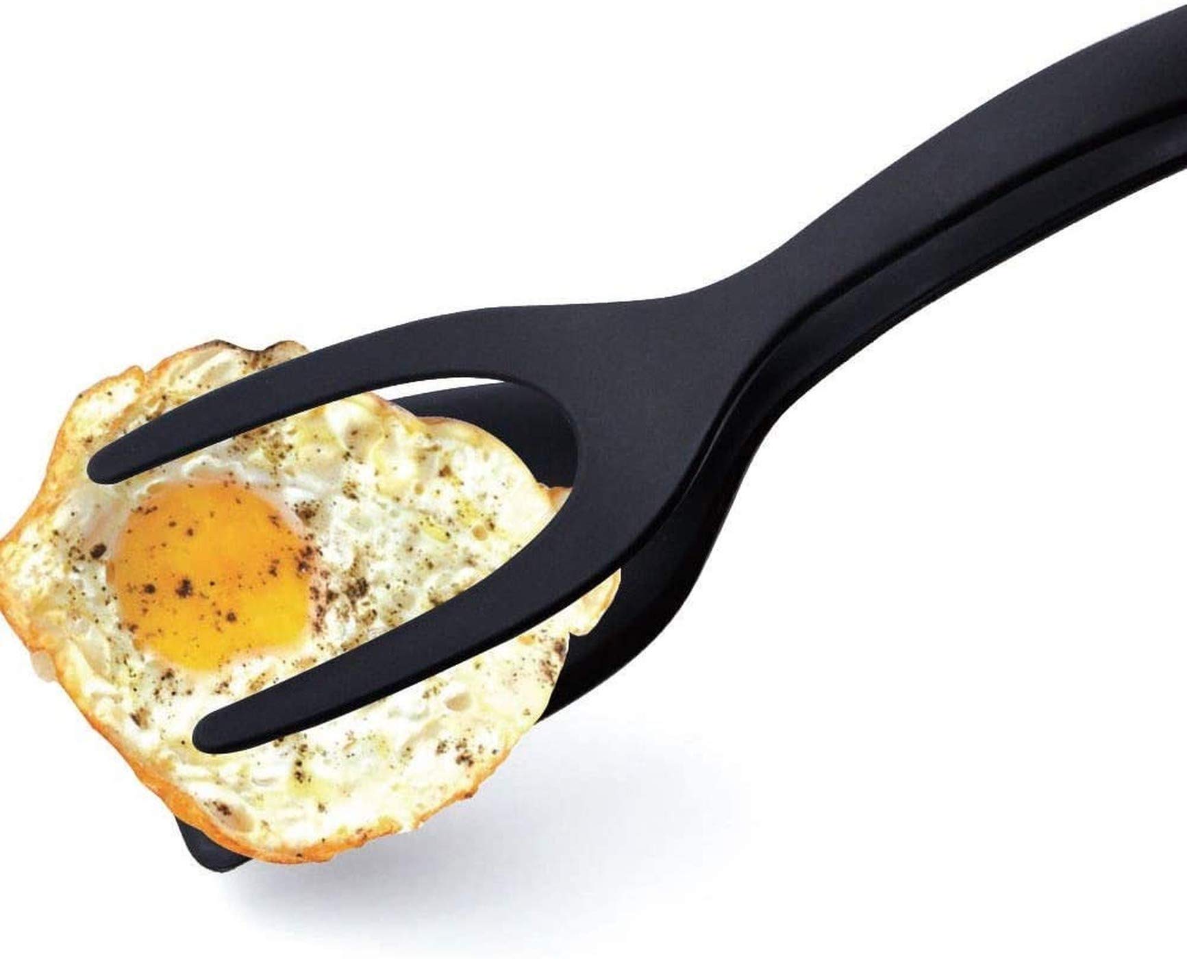 Spatola 2 In 1 Con Impugnatura E Linguetta, Pinze Per Uova, Pancake