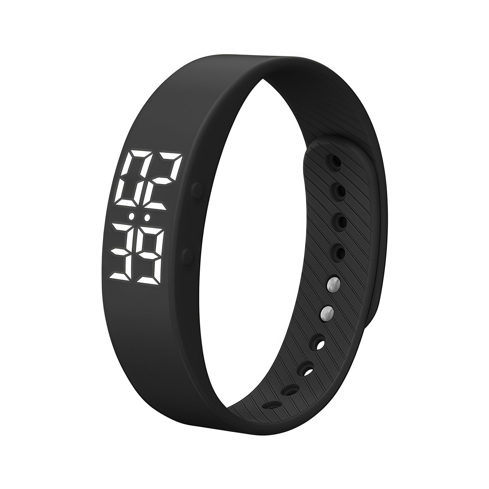 Vibrating Silent Alarm Wrist Watch,Heavy Sleepers & Deaf Adults (Black) | Silent strong vibration alarm, no noise disturbance, perfectly fits heavy sleepers and deaf people to wake up on time-image-9
