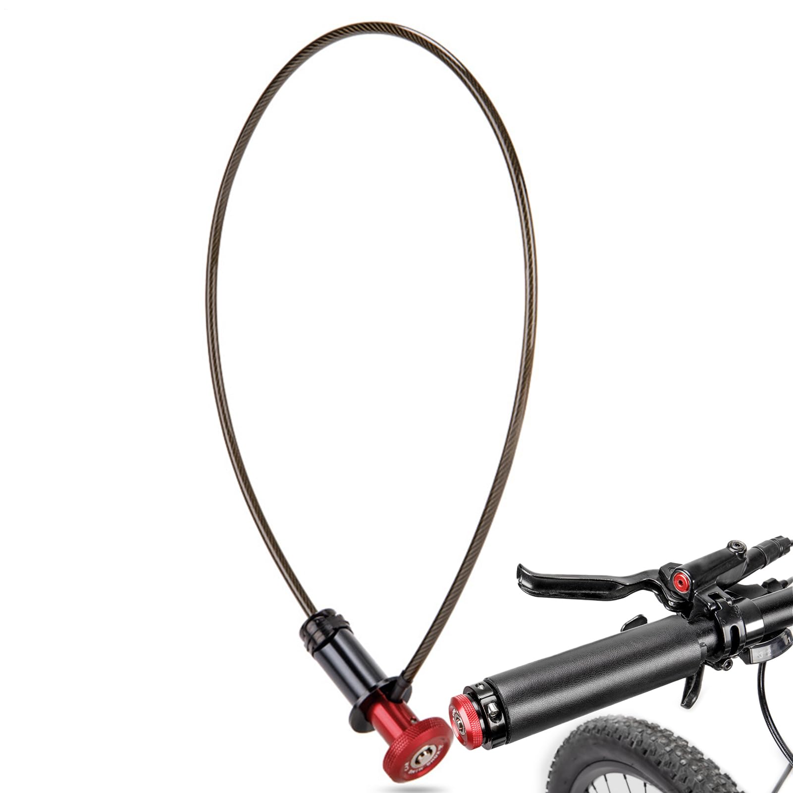 Câble de vélo et antivol portable pour scooter ou moto