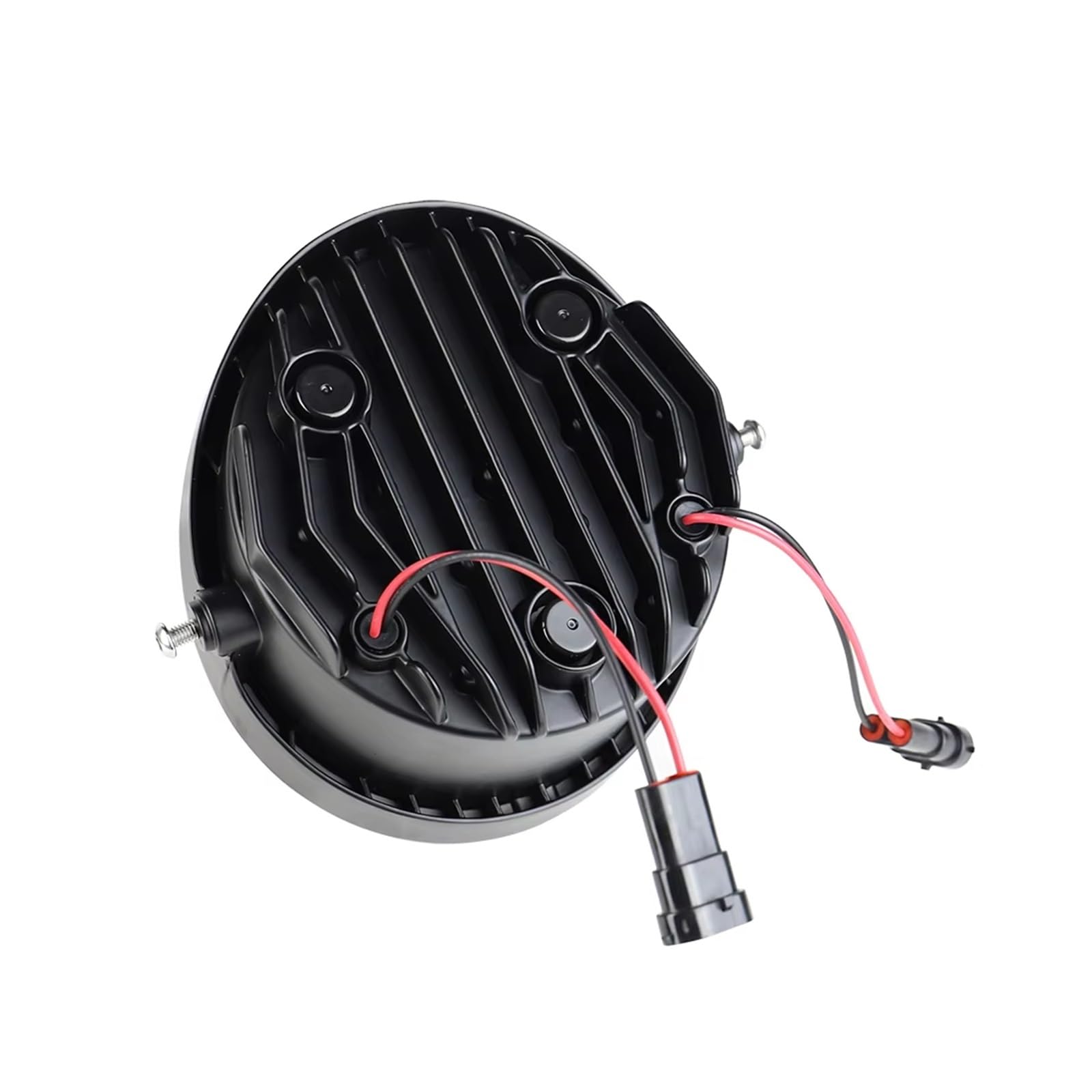 Conjunto Faro Motocicleta Nuevo Faro LED para Motocicleta 60W, Vrod Faro Delantero LED Alto/bajo para V Rod VRSCF VRSC VRSCR 2002-2014 2015 2016 2017 Faro Delantero Moto