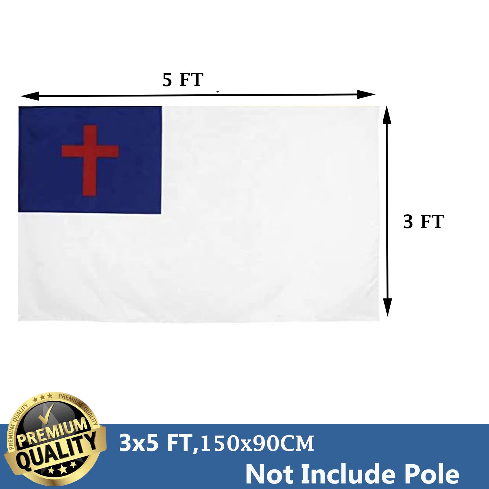 Bandiera Da Giardino ""Grazie Ges "", 12x18 Pollici, Doppia - Foto 11