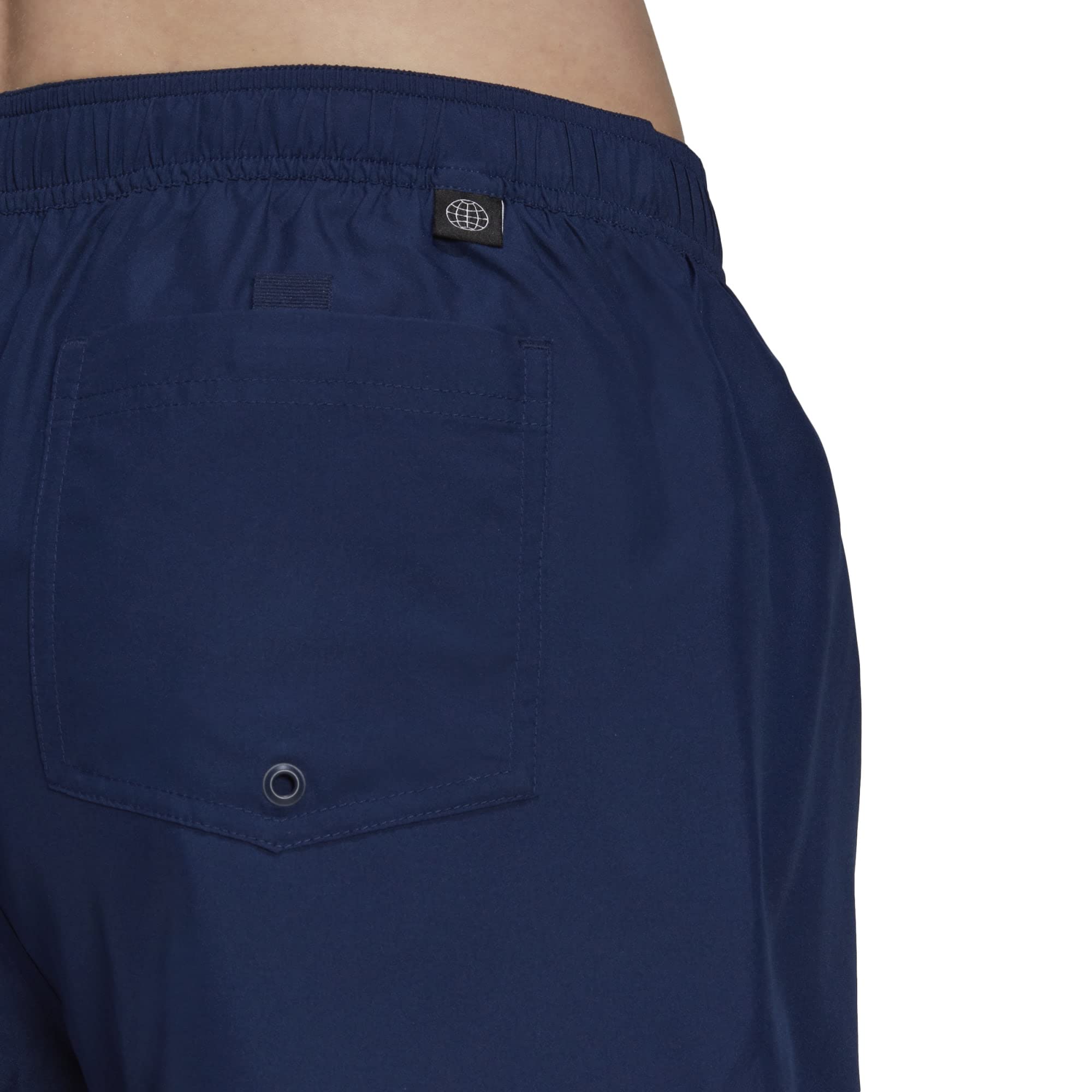 adidas Homme Logo CLX Short Length Swim Shorts, Team Navy Blue 2/White, S