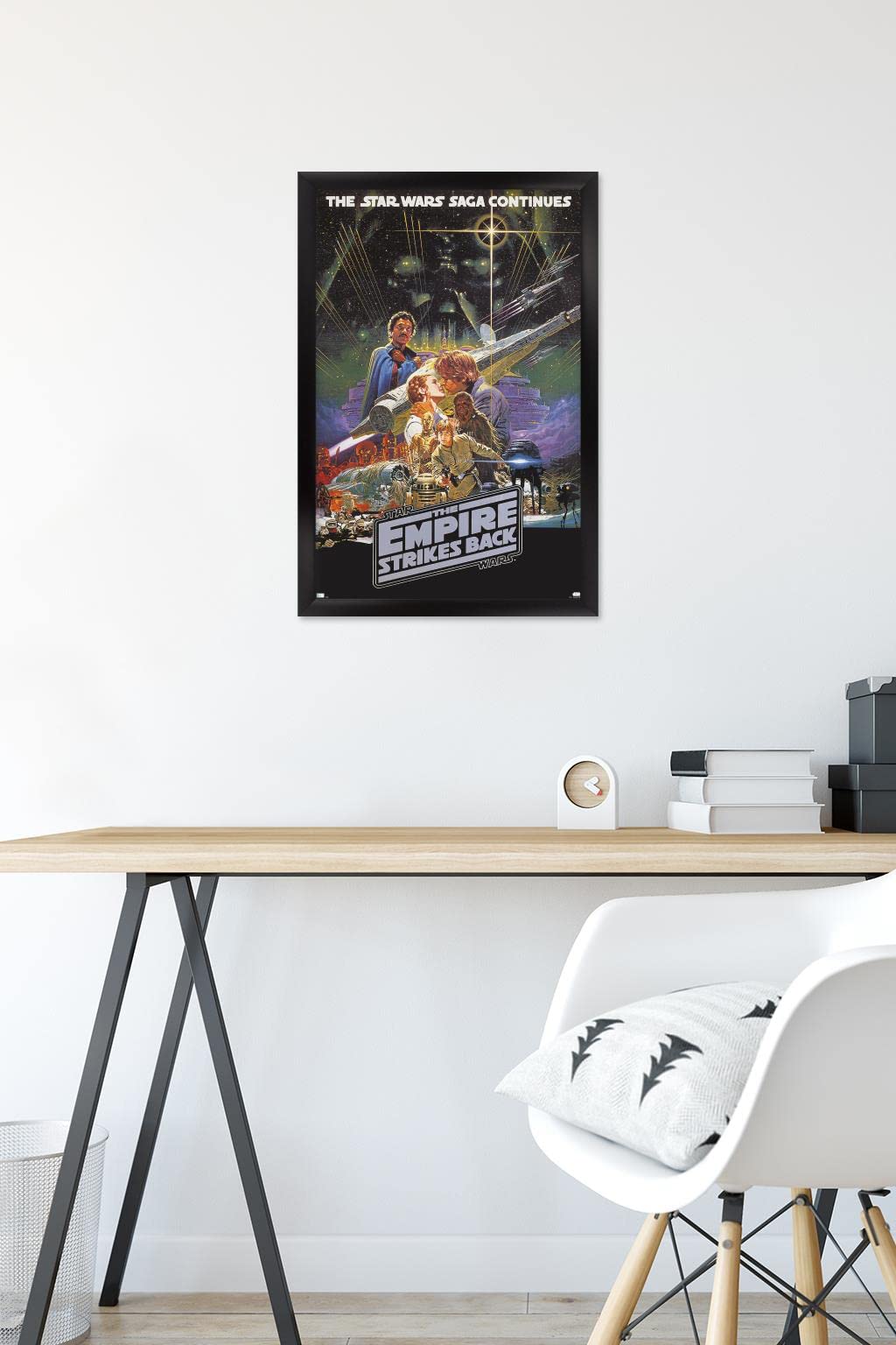 スターウォーズ　ポスター（ワンシート） Amazon.co.jp: スターウォーズ:帝国の逆襲 - キスワンシートウォール