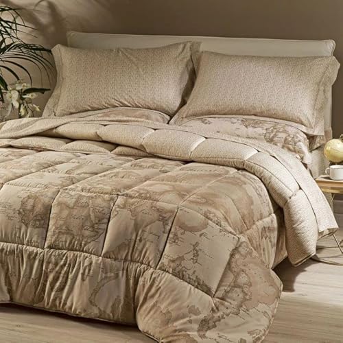 Geo Safari Prima Classe Alviero Martini Trapunta in Raso di puro cotone Matrimoniale - Caleffi Made in Italy