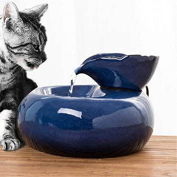 Amazon ペット給水器 葉 自動給水器 水飲み器 猫 循環式自動飲料 噴水 陶器 超静音 13枚活性炭フィルター 1 4l大容量 お留守番対応 犬 小動物用 ブルー Happy Pet 自動給水器 通販 Amazon ペット給水器 葉 自動給水器 水飲み器 猫 循環式自動飲料 噴水 陶器 超静音 13枚活性炭フィルター 1 4l大容量 お留守番対応 犬 小動物用 ブルー Happy Pet 自動給水器 通販