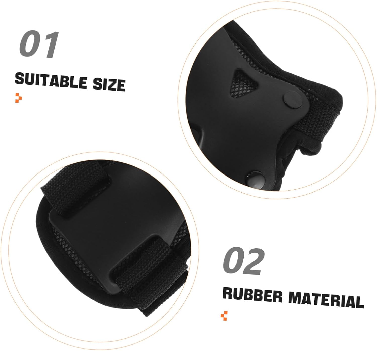 Skateboarding and Roller Skating Wrist Guards with Impact Protection, Medium Size Unisex Wrist Braces for Youth and Women, Adjustable Support for Snowboarding and Ice Skating