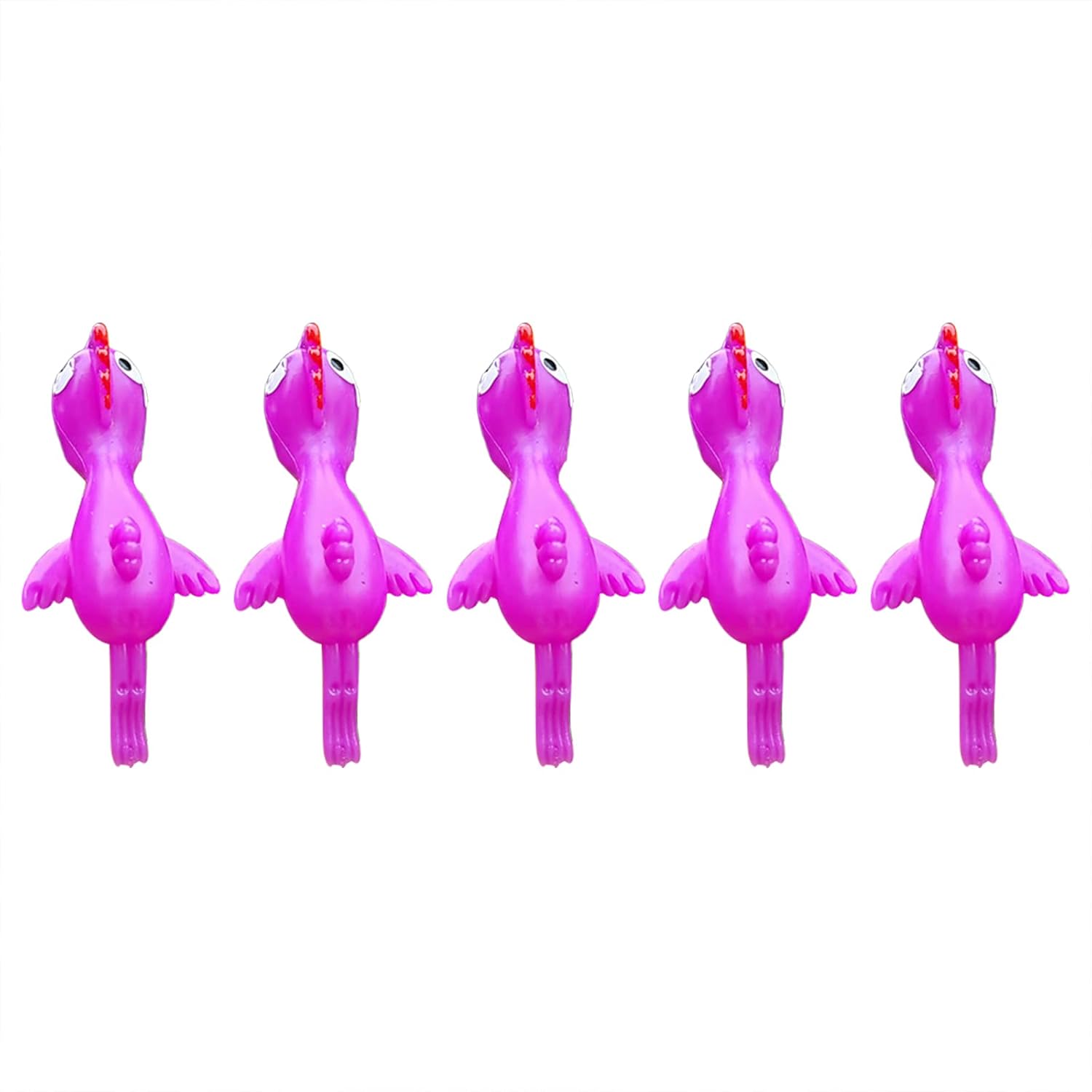 GpahrrDnij Pet Rubber Toys Flying Chicken Finger Elastic Decompression Toys Dog Chew Toys Supplies Easter Chicks Party Fidgets