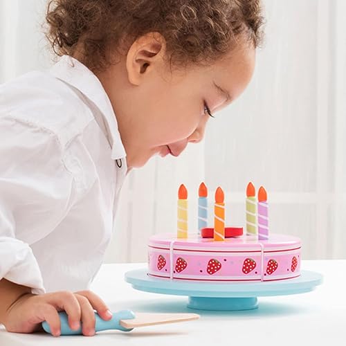 Miniatura 7 de New Classic Toys - Juego de helados de madera para niños, simulación de cocina, juguetes educativos y juguete de percepción del color para