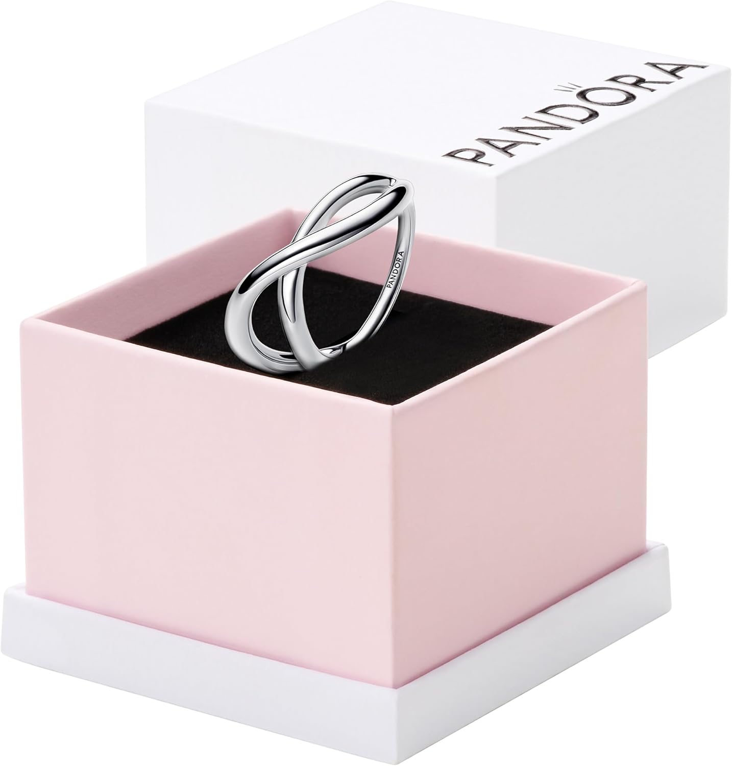 PANDORA Essence Organically Shaped Infinity Ring - Sterling Silver Ring - Gift for Her - Includes Gift Box