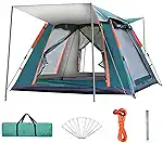 ANTUVI Barraca de Camping, Automático Fácil de Monta, para 2/3/4 Pessoas com Proteção Solar de Proteção Chuva e Vento Pode Acomodar Pequena Família