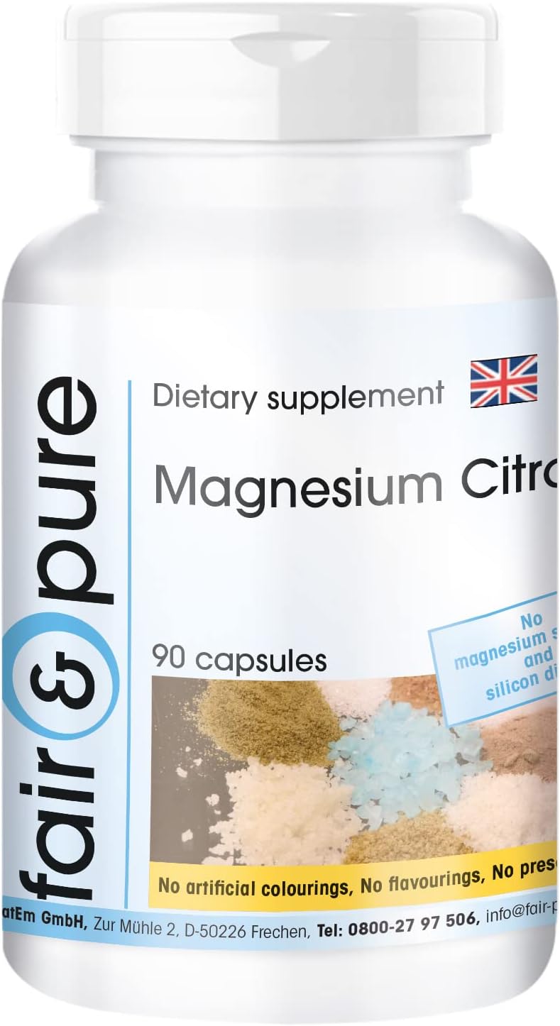 Fair & Pure® Magnesium Citrate, 300mg Magnesium per Daily Intake