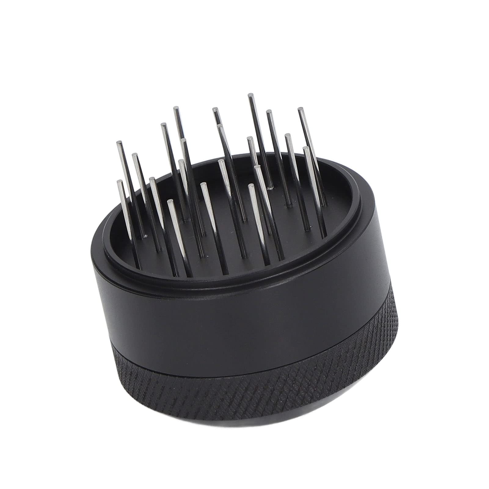 DiochePortafilter Coffee Stirrer, Coffee Needle Distributor Rust Resistant Stainless Steel Needle Coffee Stirrer with Base for Cafes Home (53MM)