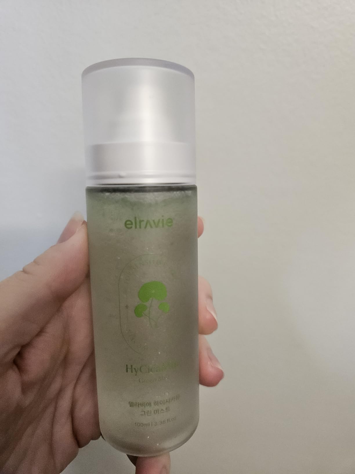 elravie HyCicaMue Green Face Mist | Ultra-Fine Face Spray for Instant Calming & Moisturizing | Cica, Peptide, Ceramide, Hyaluronic Acid | Reduce Excess Sebum & Soothe Irritated Skin | Korean Skin Care 3.38 fl.oz