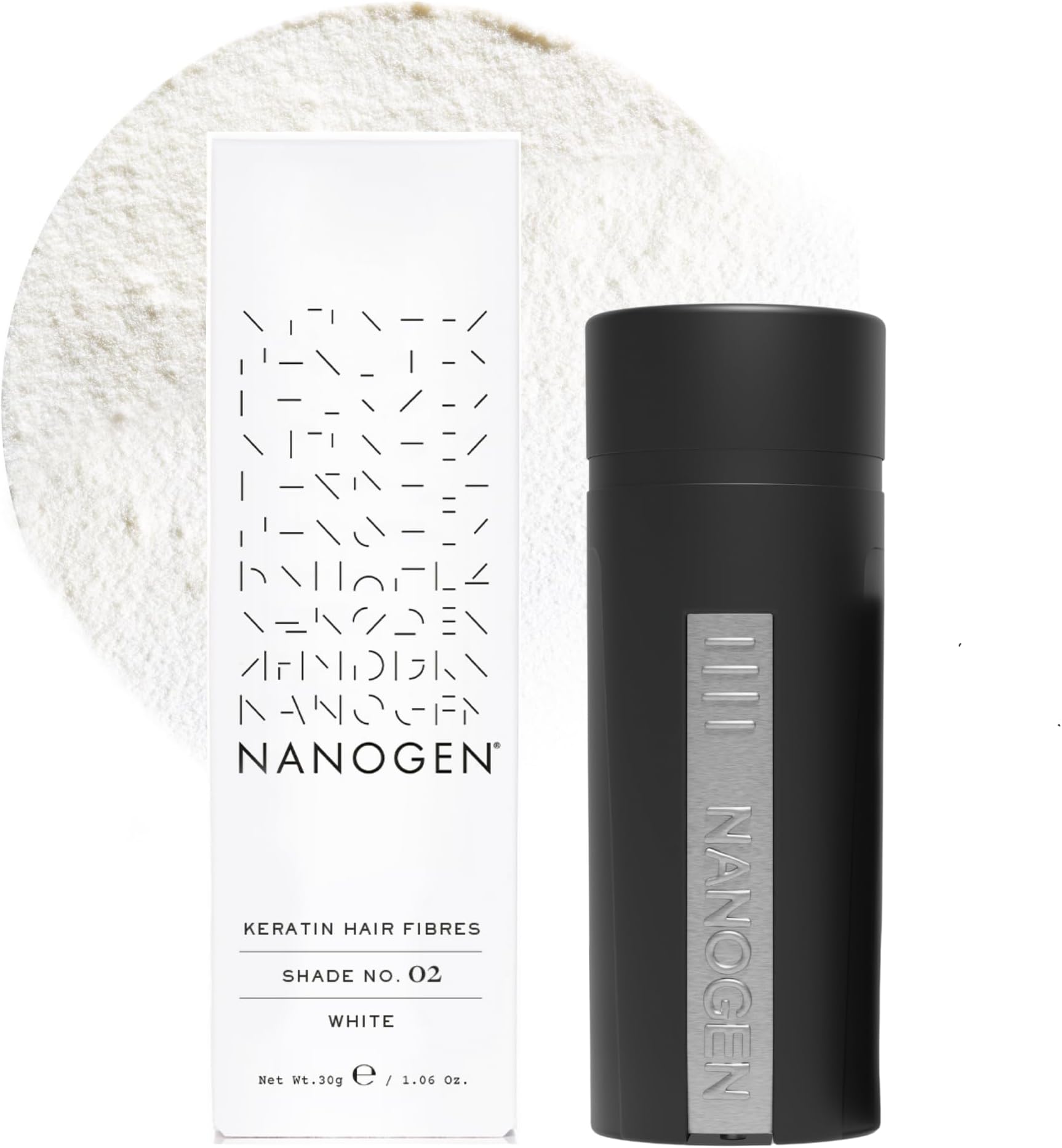 Hair Fibres, 30 g, White