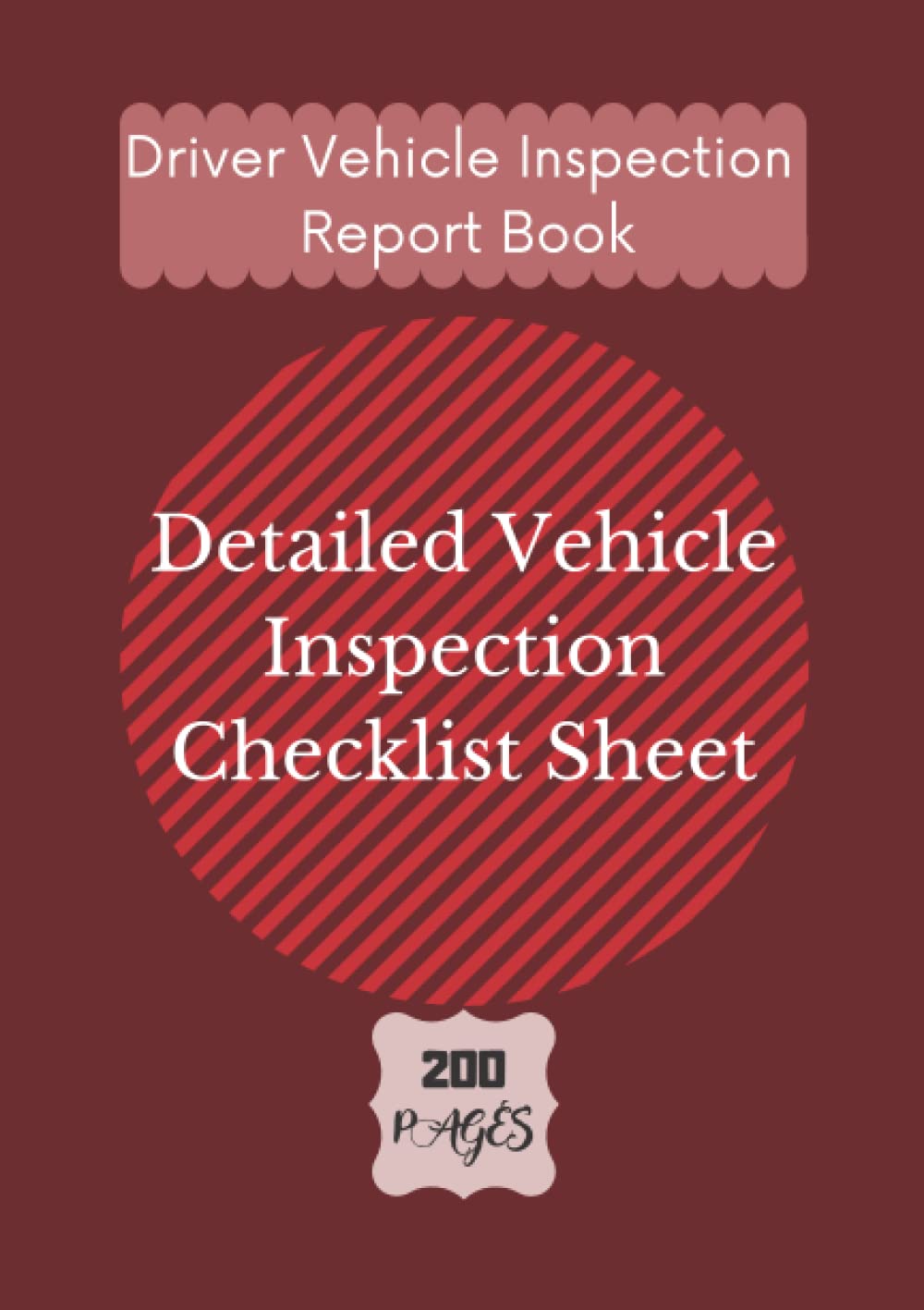 Buy Driver Vehicle Inspection Report Book Daily Driver's Vehicle