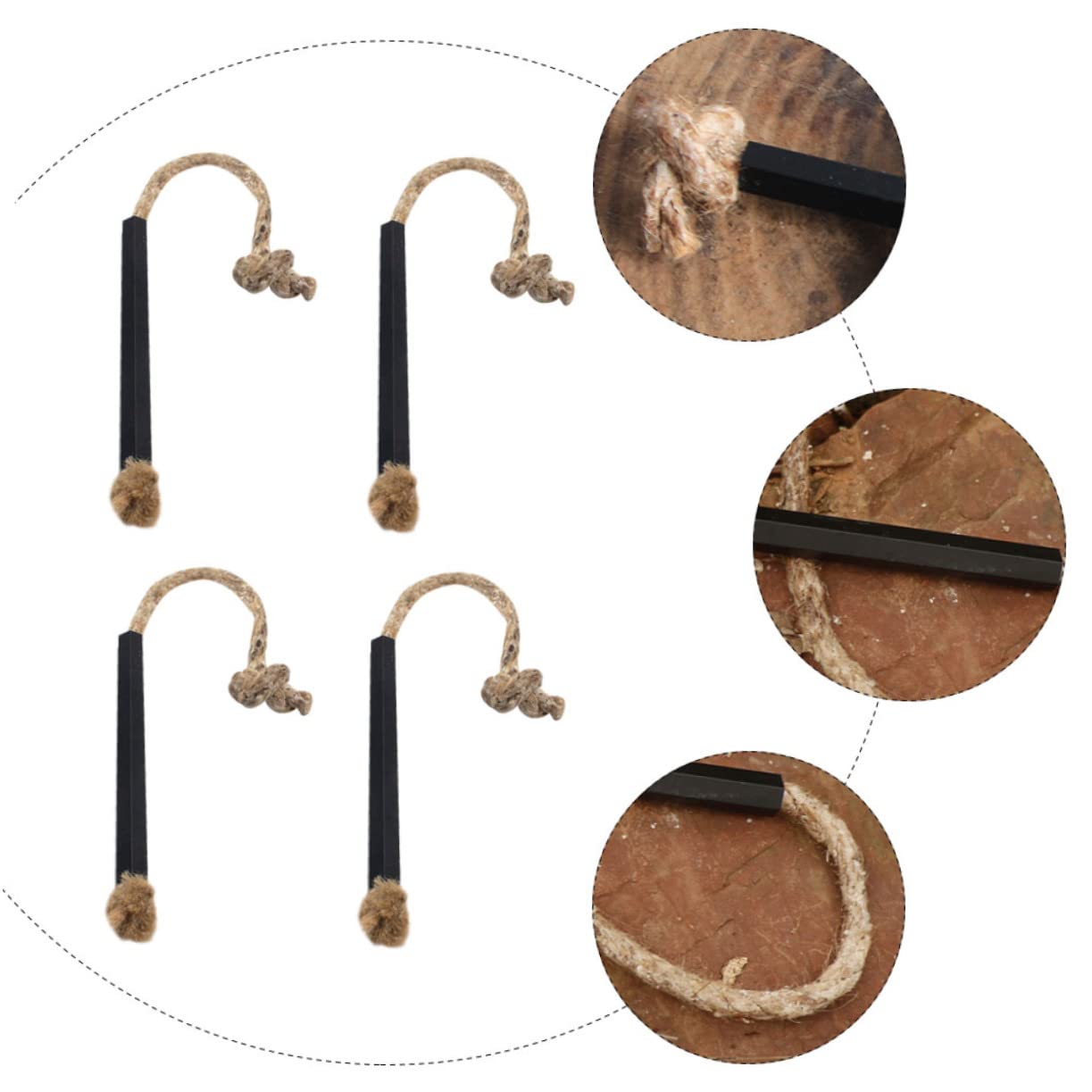 Toddmomy 18stücke Tragbare Feueranzünder Wick Cord Für Outdoor-Camping Und Survival Wetterfest Langlebig Und Leicht Für Wetterbedingungen