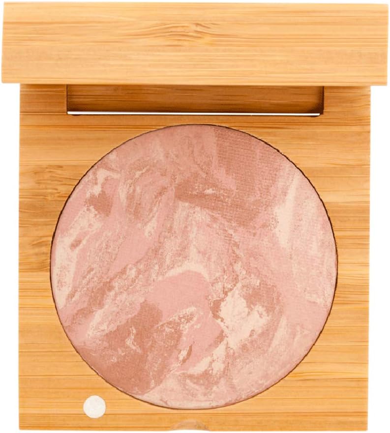 Antonym Cosmetics Baked Blush for Cheeks Face Powder Makeup Wrinkle Defying Minimize Fine Lines Pores Mattifying Sun Kissed Tan Contour (Rose)