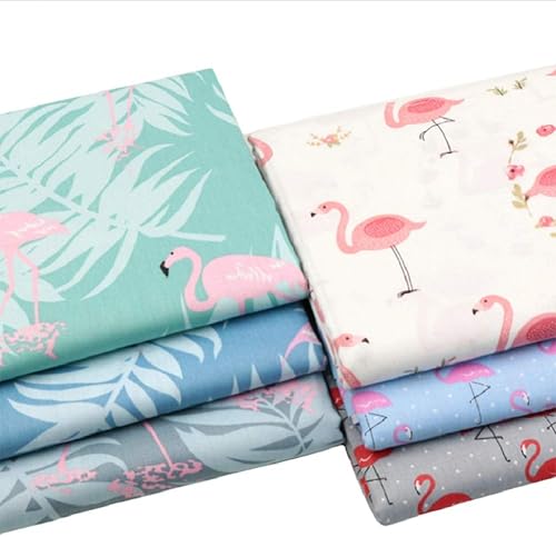 Miniatura 36 de Fat Quarters - Paquete de 7 piezas de 100% algodón de 19.69 x 19.69 pulgadas (19.7 x 19.7 in), precortadas de tela para acolchar de retazos, costura