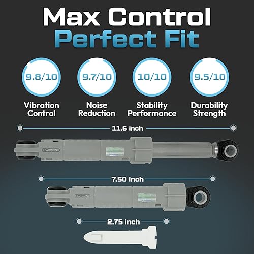 Miniatura 5 de 383EER3001J Reemplazo de amortiguador de arandela para arandelas LG - Paquete de 3