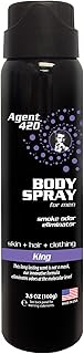 Daily Fragrance Body Spray - Smell Your Best All Day Long, Breaks Down and Destroys Smoke Odor at The Molecular Level - Eliminates Odors from Hair, Body and Clothes - 3.5 oz Spray (King)