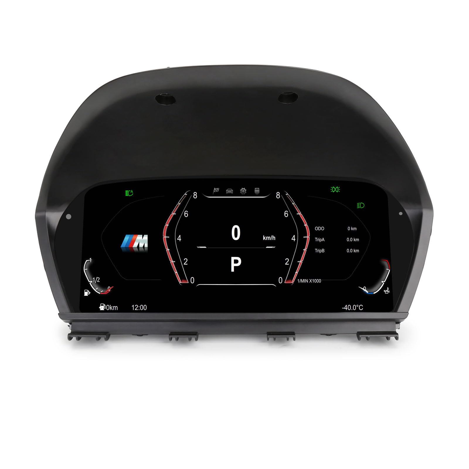 Strumento tachimetro digitale da 10'' 1920*720 LCD per BMW Serie 1/2 F20 F50 F22 F45 X1 F48 F49 X2 F39 cruscotto cluster 5UI controllo del volante Plug & Play pneumatici originali consumo di