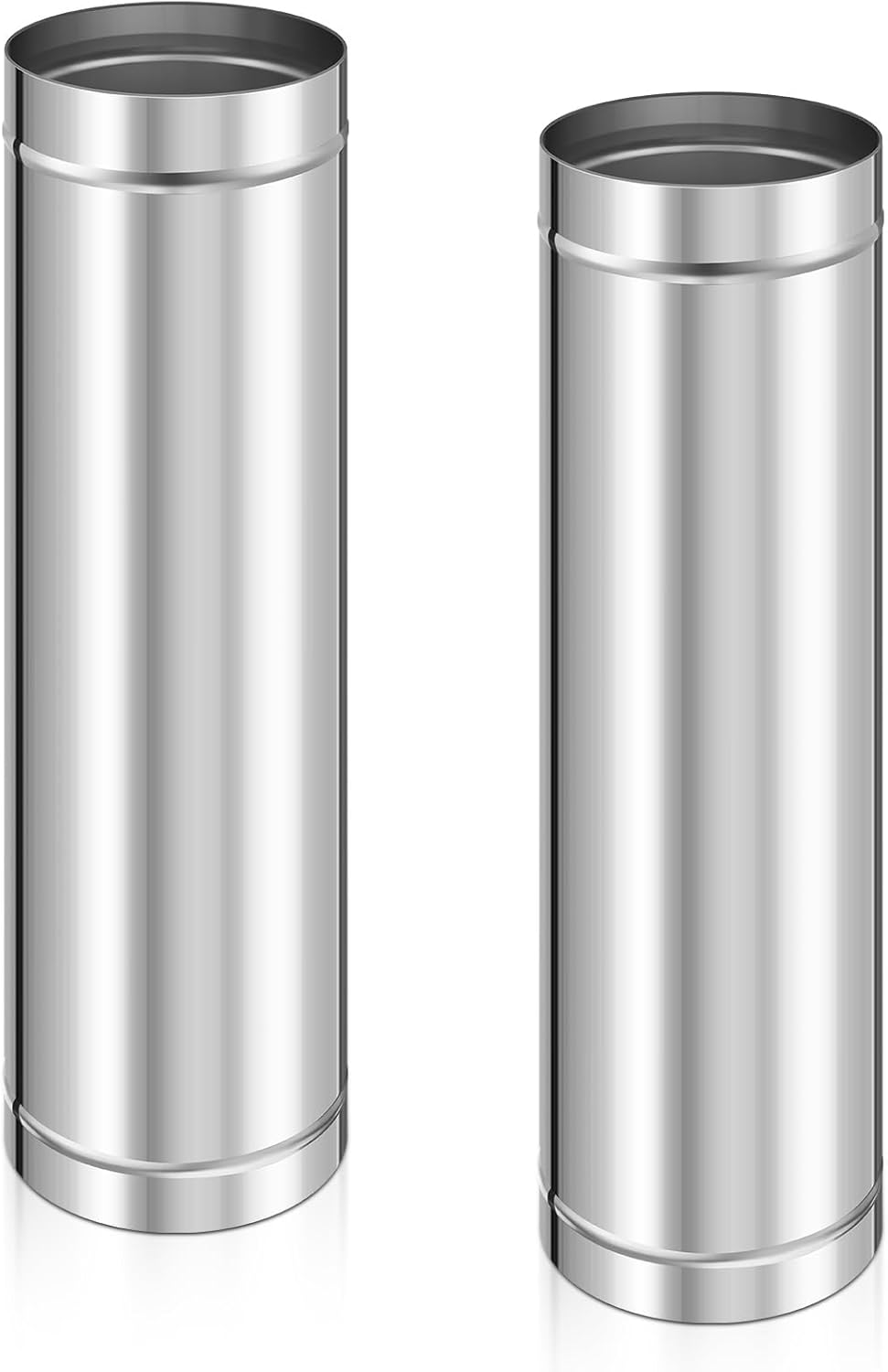 6" Inner Diameter Stove Pipe Single Wall Stainless Steel Chimney