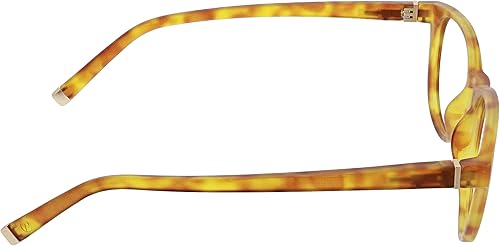 Miniatura 3 de Peepers by PeeperSpecs Canyon - Gafas de lectura redondas con bloqueo de luz azul, Color Honey Tortoise