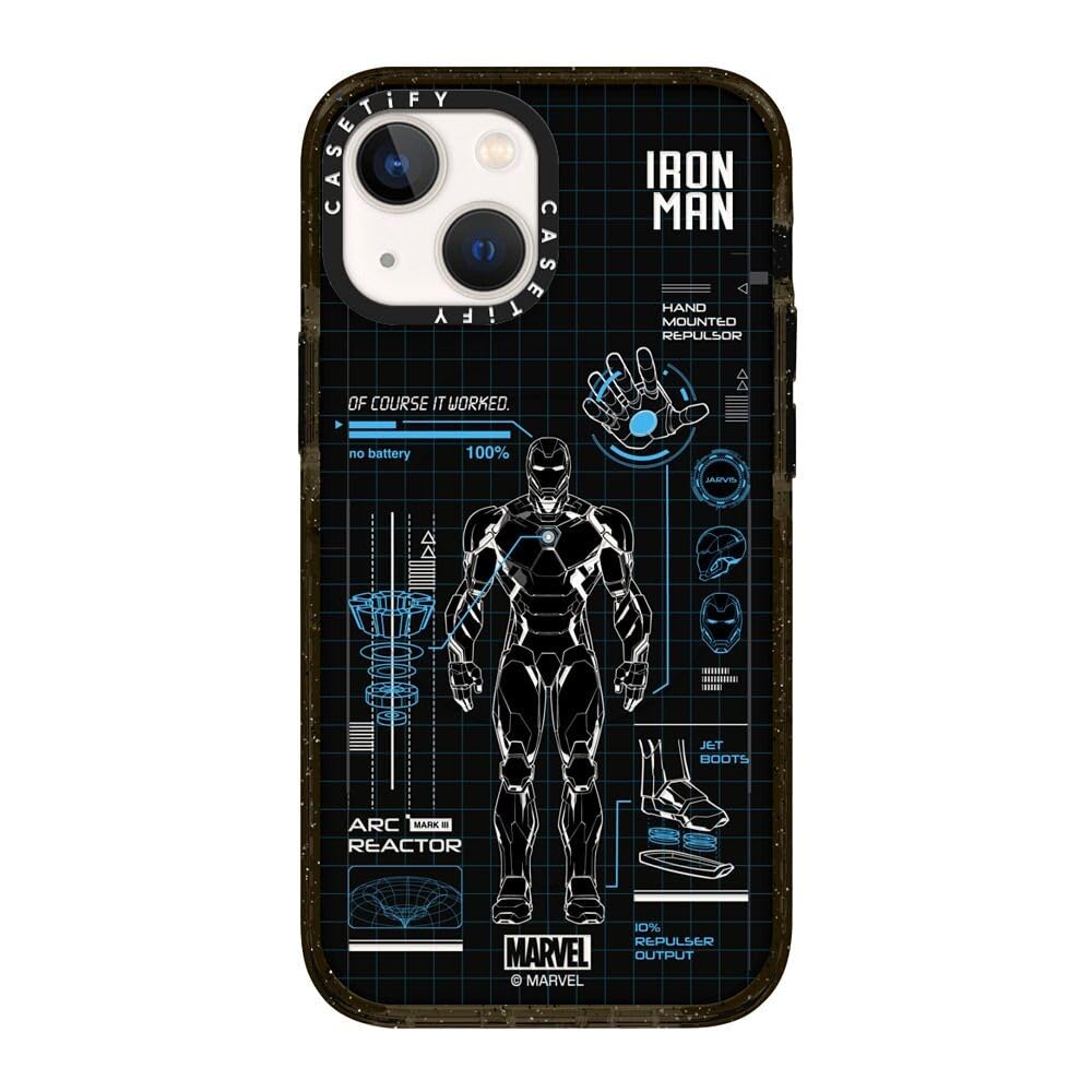 Amazon.com: CASETiFY Impact iPhone 13 Mini Case [Iron Man Co-Lab