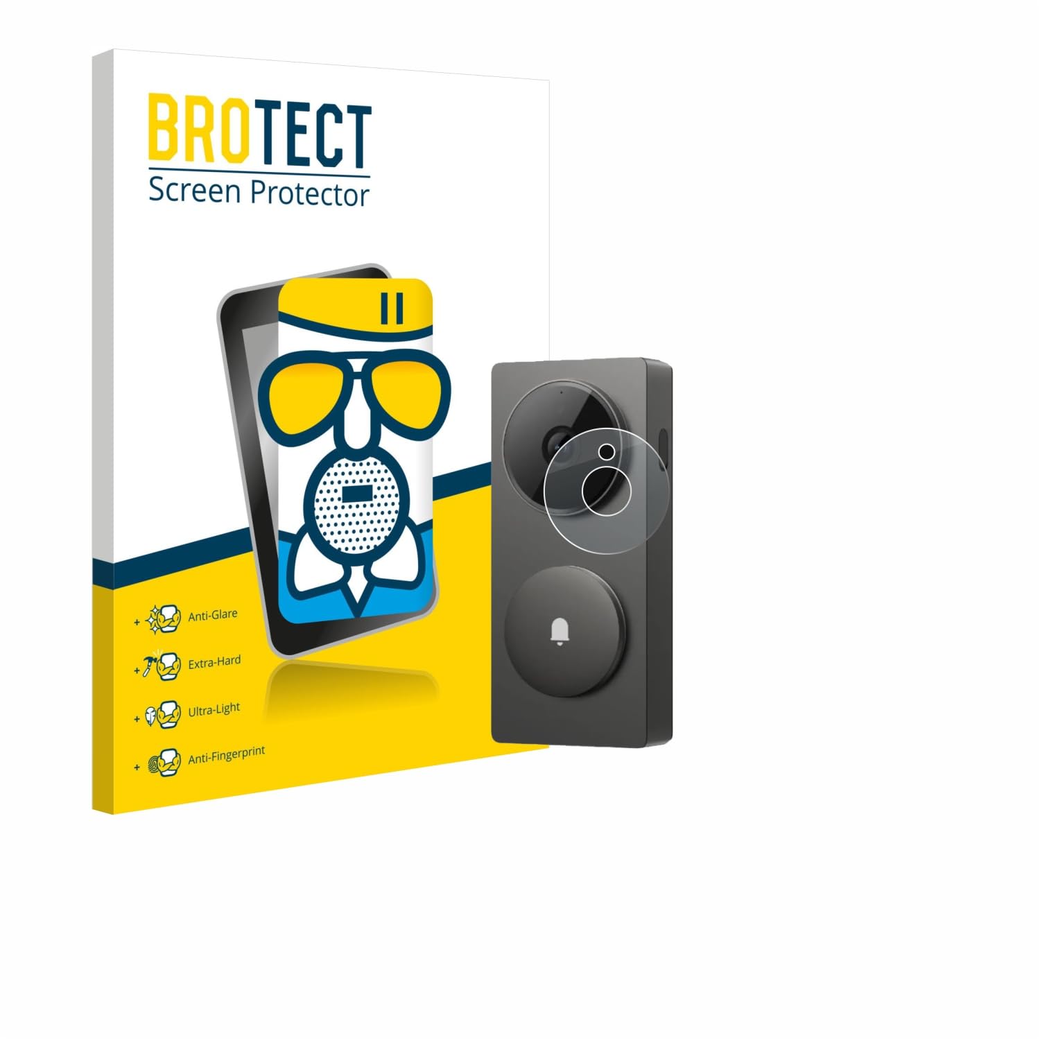 BROTECT BROTECT Entspiegelungs Schutzglas für Aqara Hub G410 Schutzfolie Panzer Folie Glas Matt [Extrem Kratzfest 9H, Anti-Reflex, Anti-Fingerprint]