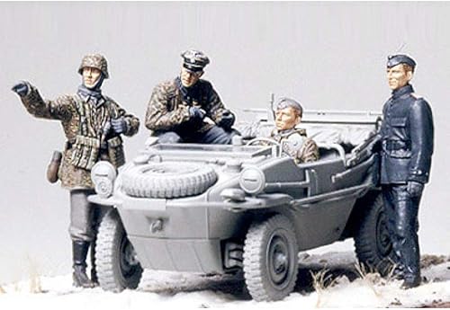 Tamiya 300035253 135 WWII Set de figuras de coche anfibio Swimmwagen 4 Tamiya 300035253 135 WWII Set de figuras de coche anfibio Swimmwagen 4