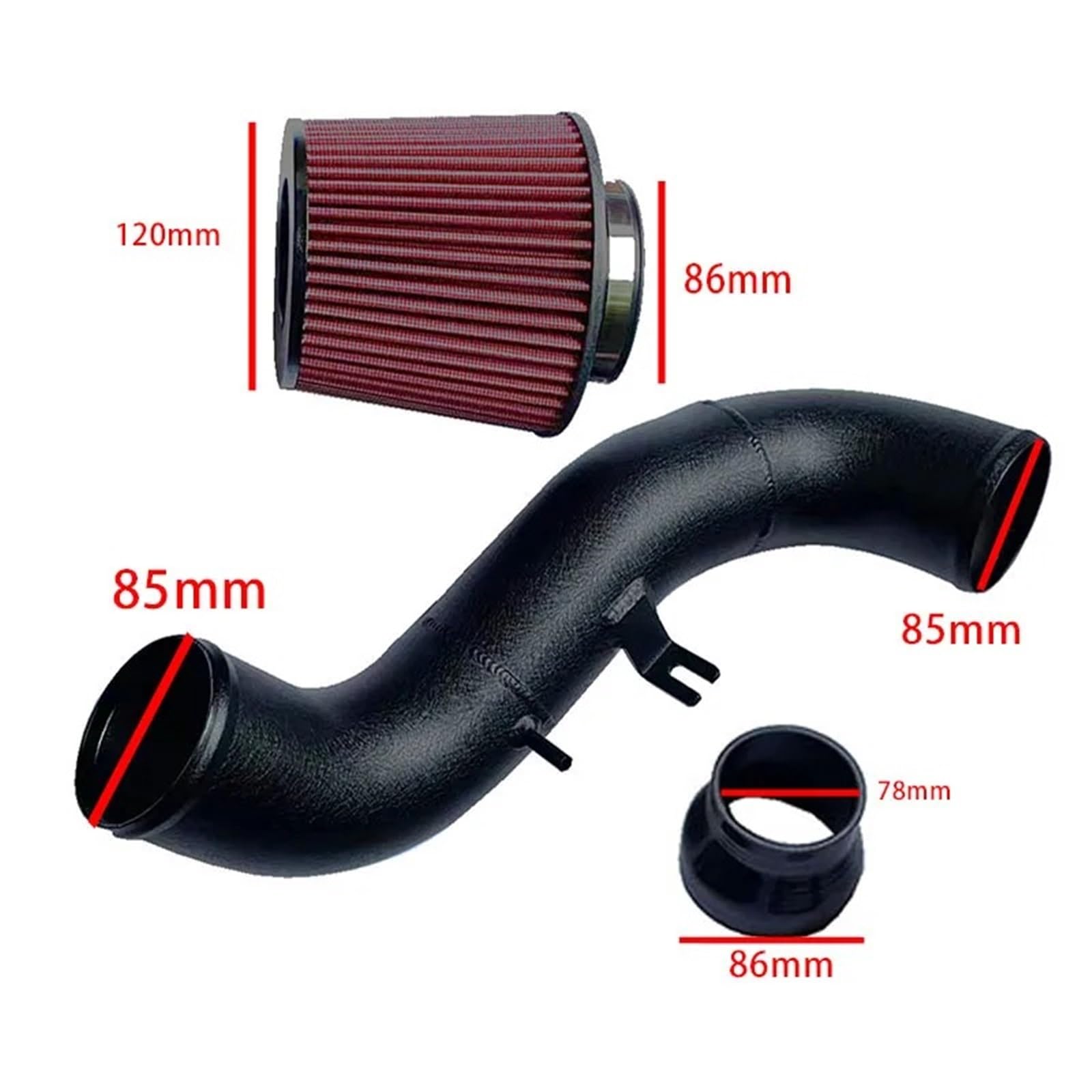 Ansaug-Induktionsset Für A3 TT S3 Für VW Für Golf Für GTI MK7 Für Passat Für Touran Für Jetta EA888 20 T Auto Modifikation Teile Ansaugsatz Für Seat Leon