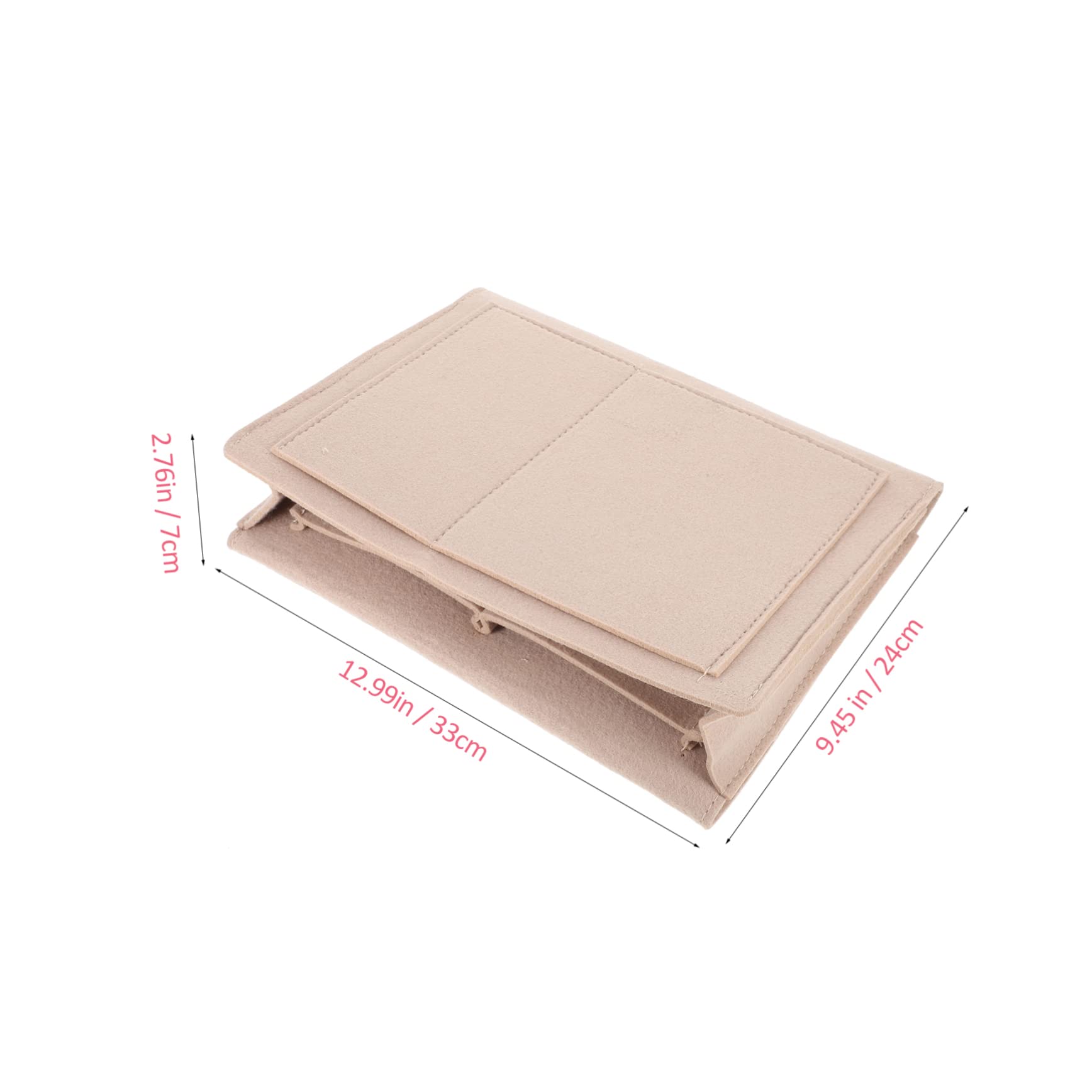 Cabilock Felt Bedside Storage Pocket Hanging Organizer Pouch for Phone Chargers Books Multi Functional Wall Mounted Storage for Bedroom and Living Decor