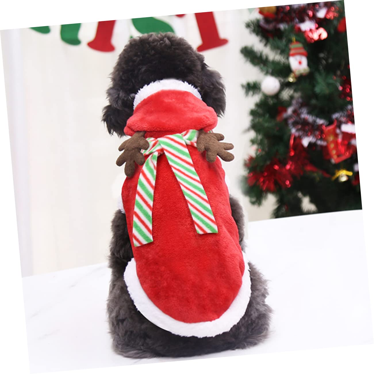BESPORTBLE 3 Set Di Vestiti Natalizi Per Cani Costume Natalizio Per Animali Domestici Vestito Da Festa Per Cani Tessuto