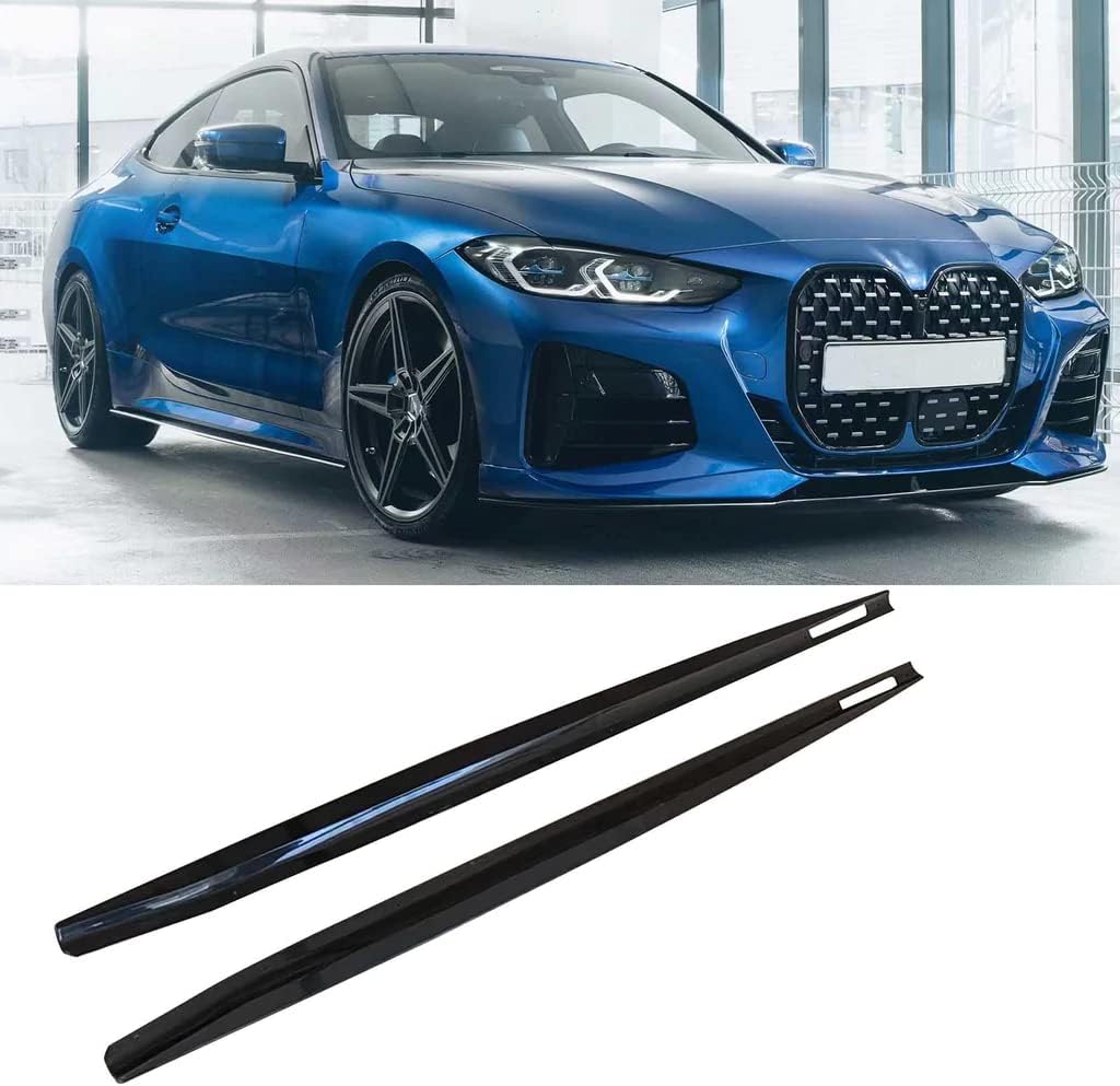 CHIESMA Side Skirts for BMW G22 G23 430i M440i 2DR M Sport 2021-2025 ABS Gloss Black Rocker Extension Panel Splitter Lip Body Kits Line Protector