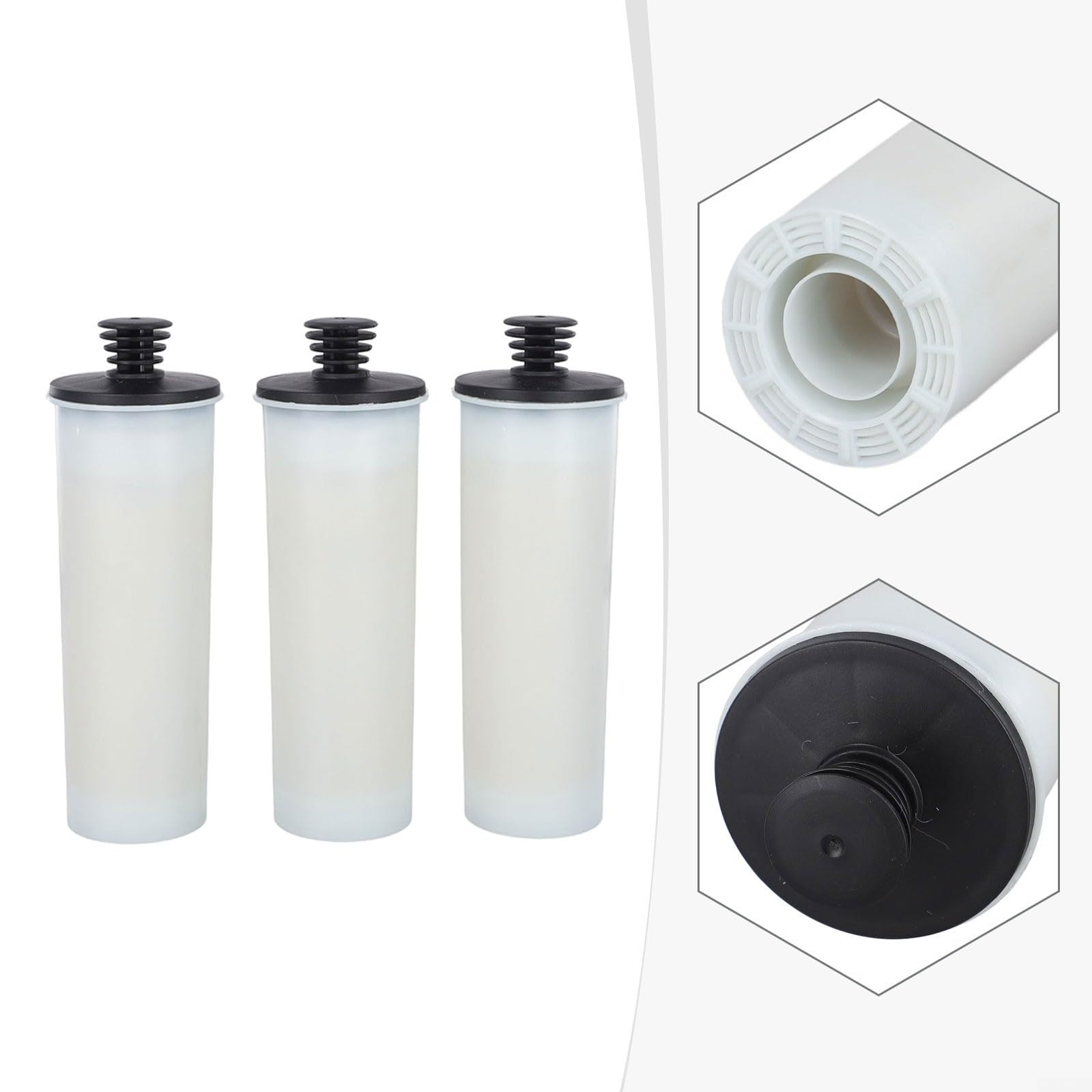 Cartouches Filtrantes de Détartrage pour Nettoyeur Vapeur Karcher SC3 Upright Premium Series Accessoires Nettoyeur Vapeur Kits, Lot de 3
