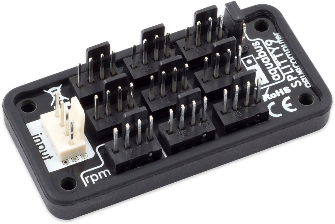 Aqua Computer Compatible SPLITTY9 Splitter für bis zu 9 Lüfter Oder aquabus-Geräte