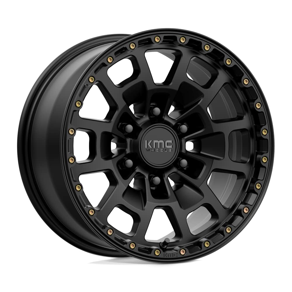 Amazon.com: 17x8.5 KMC KM718 SUMMIT Satin Black Wheel 6x5.5 (18mm
