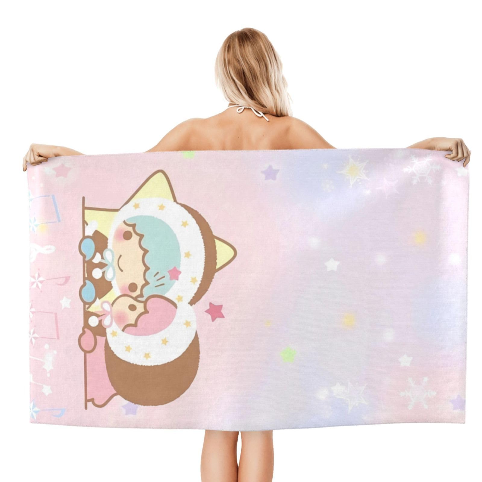 Amazon｜リトルツインスターズ キキララ バスタオル マイクロ