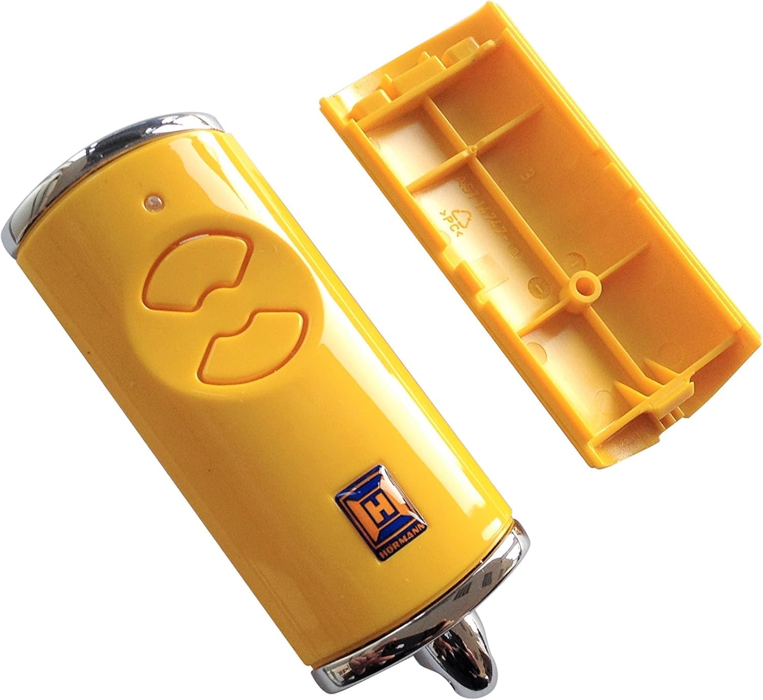 Hörmann Gelb Hse2bs Hand Transmitter Yellow Cover - Replacement Empty Case Without Battery Or Circuit Board – Upper And Lower Shell