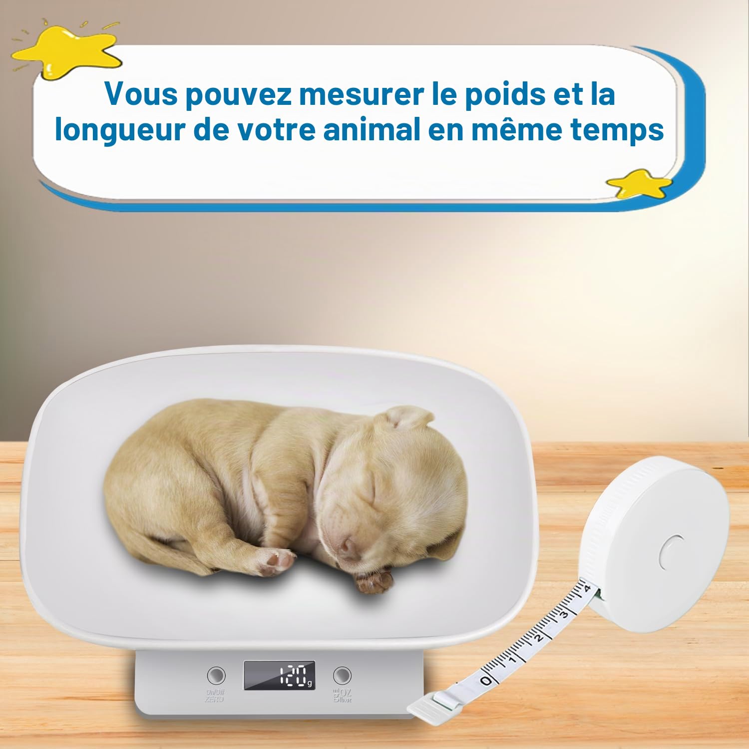 Balance numérique pour petits animaux de compagnie : Nizirioo Petite balance pour animaux de compagnie Balance bébé Balance d'alimentation Grammes et onces 15 kg avec précision ± 1 gramme Bol amovible