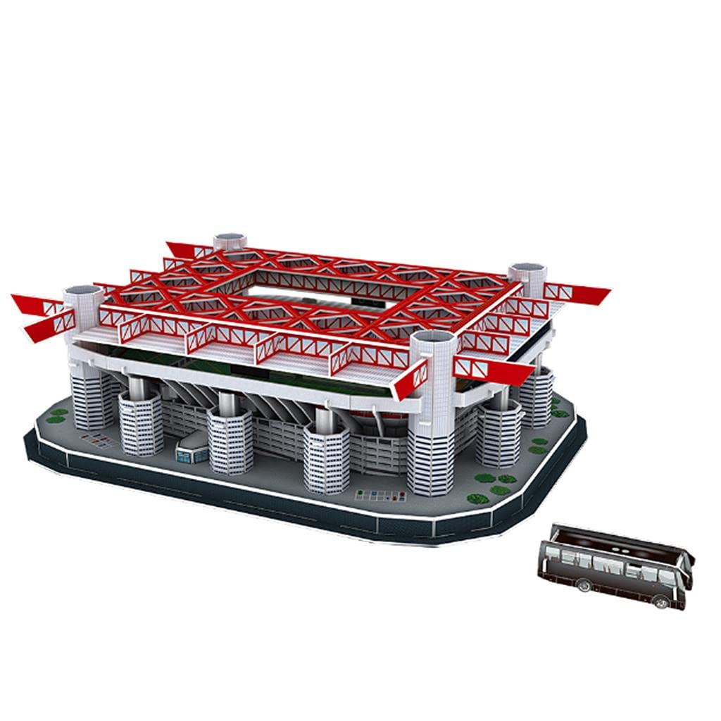 ATORSE 3D Puzzle Different Countries Football Field Model San Siro Stadium